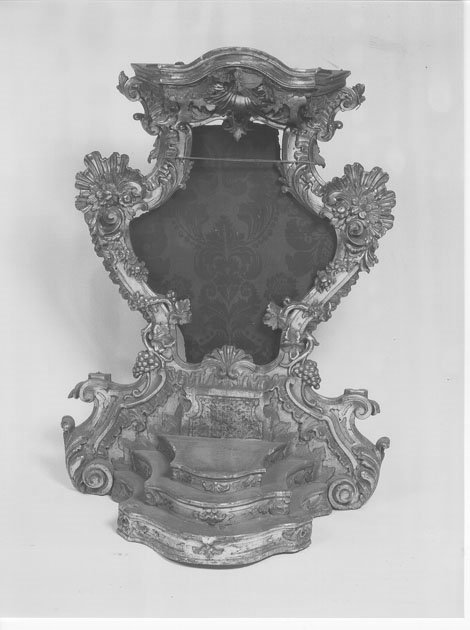 tronetto per esposizione eucaristica, opera isolata - manifattura mantovana (sec. XVIII)