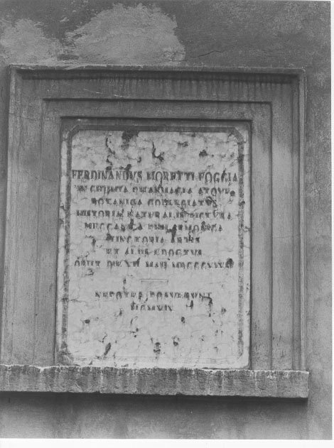 lapide commemorativa, opera isolata - manifattura mantovana (sec. XX)