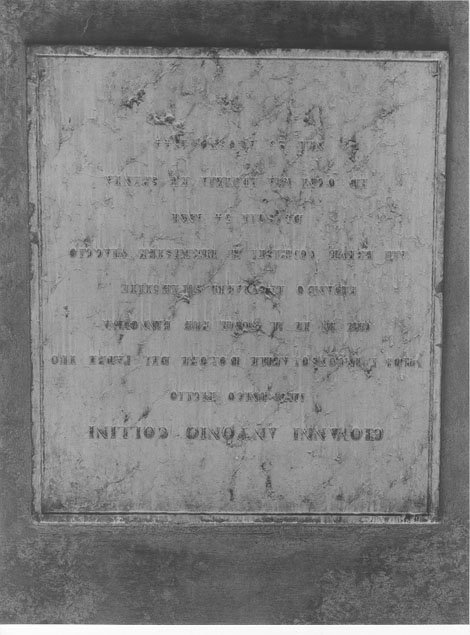 lapide commemorativa, opera isolata - manifattura mantovana (sec. XIX)