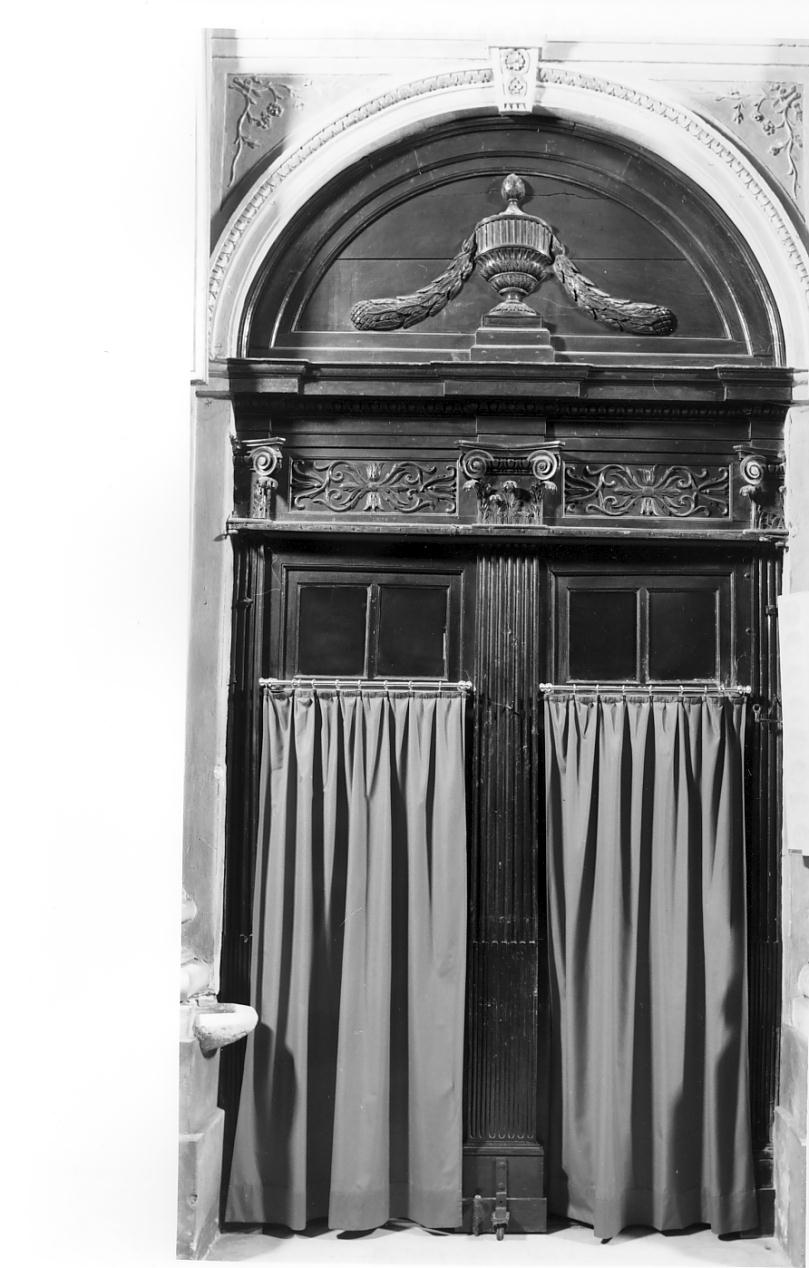 bussola, elemento d'insieme - ambito cremonese (ultimo quarto sec. XVIII)