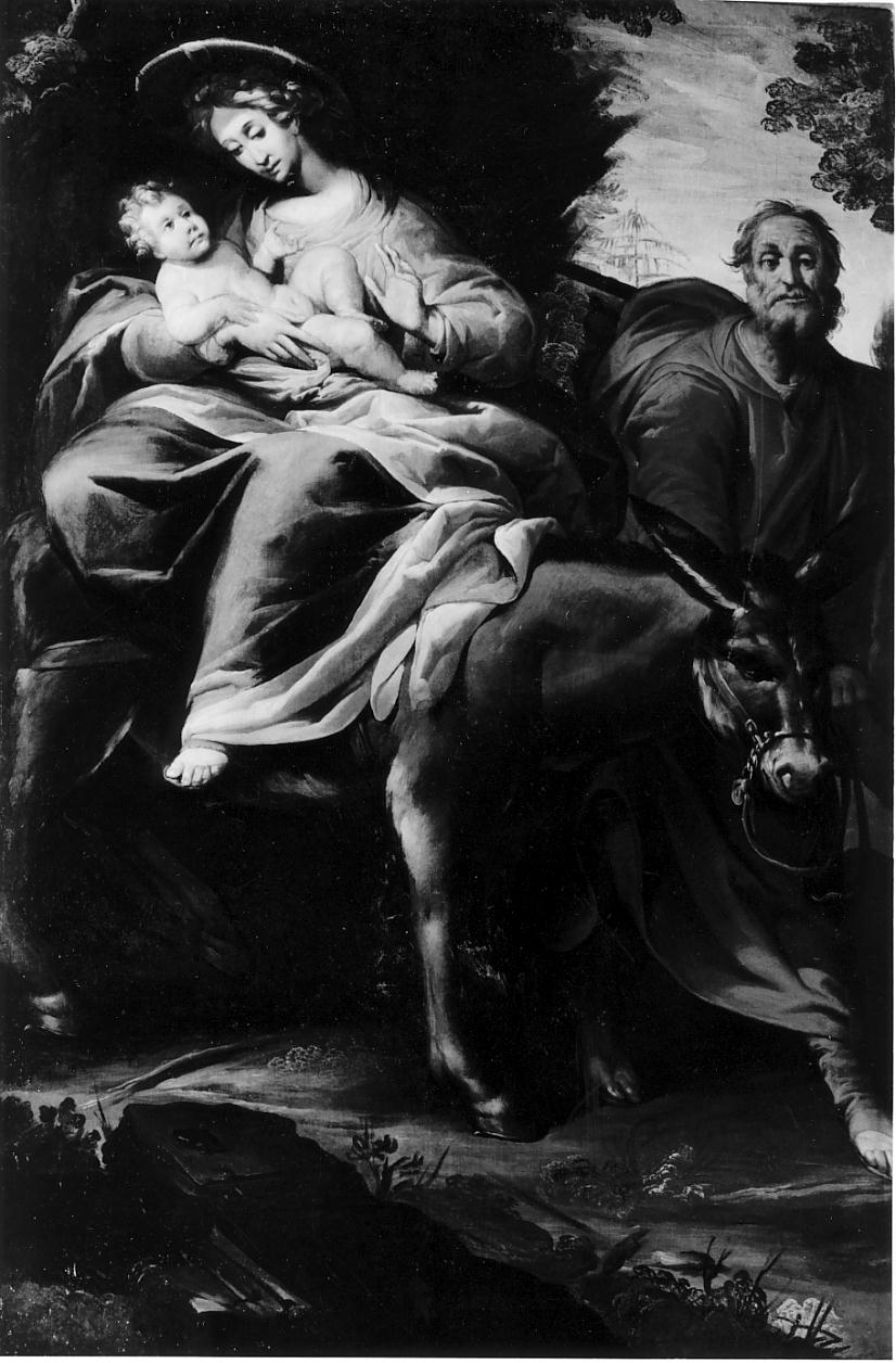 fuga in Egitto (dipinto, ciclo) di Inchiocco Giovanni Giacomo detto Barbello (secondo quarto sec. XVII)