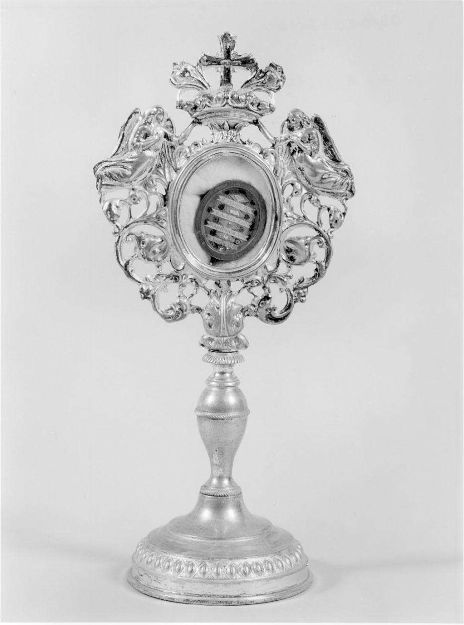 reliquiario - a ostensorio, opera isolata - produzione lombarda (sec. XIX)