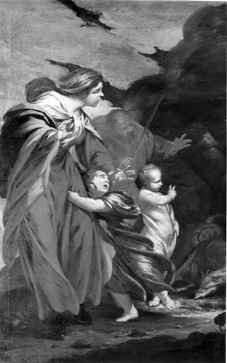 Episodio miracoloso dell'infanzia di Gesù (dipinto, opera isolata) di Lucini Giovanni Battista (ultimo quarto sec. XVII)