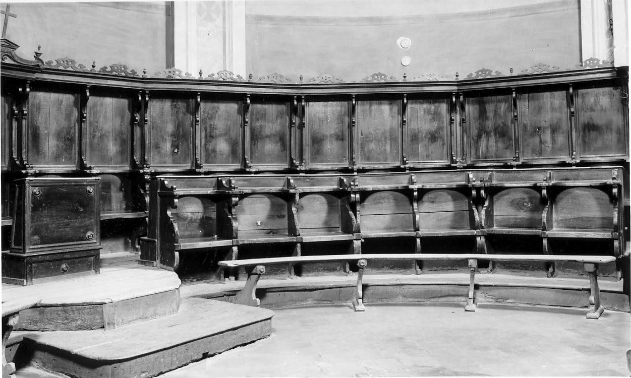 stalli del coro, opera isolata - produzione lombarda (sec. XVIII)