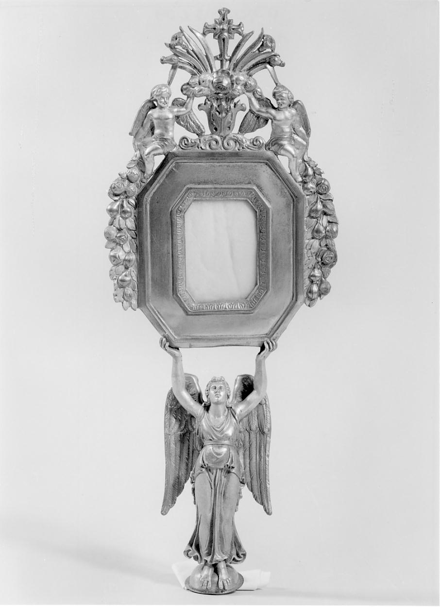 reliquiario - a tabella, opera isolata - produzione lombarda (primo quarto sec. XX)