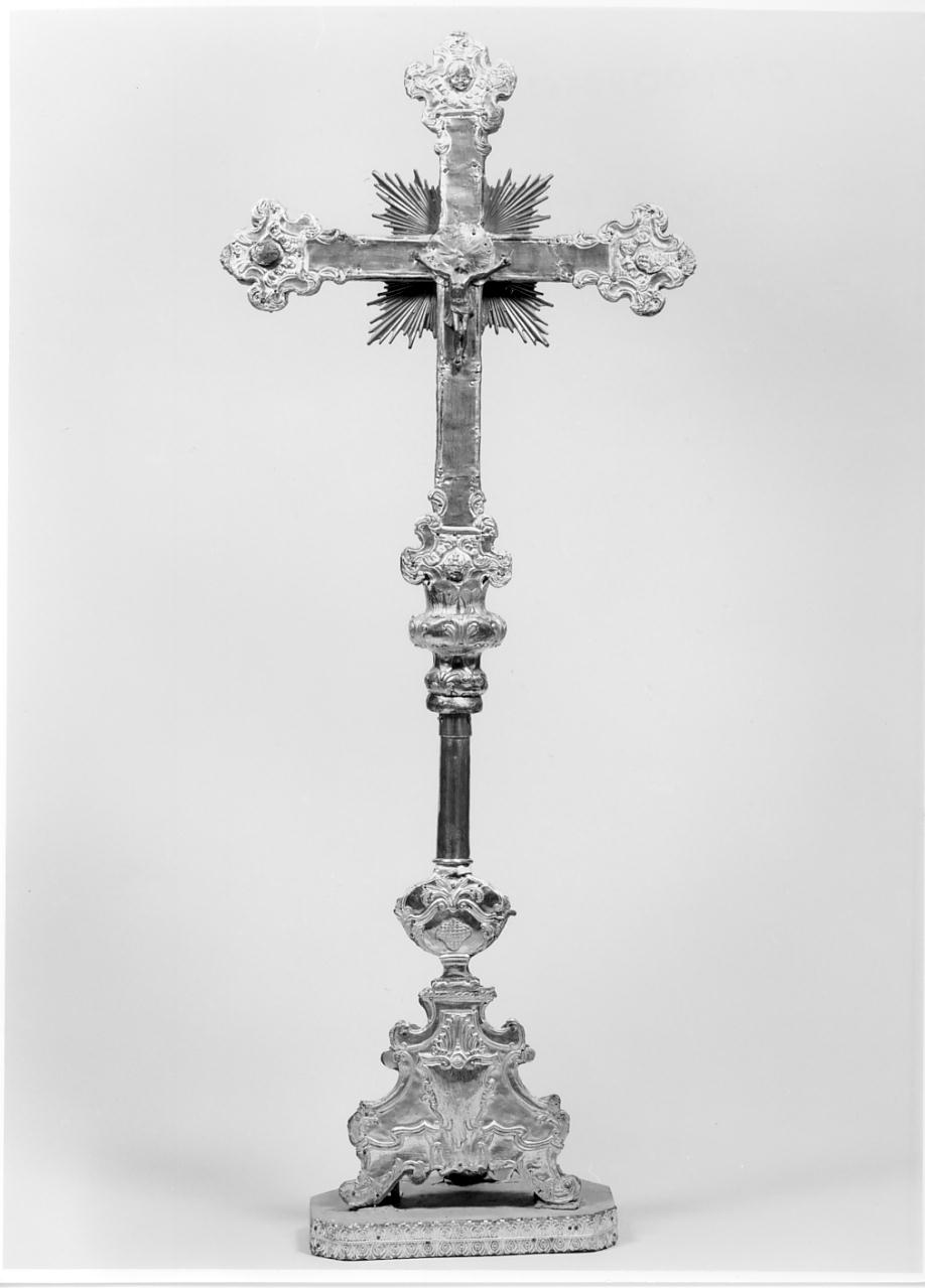 croce d'altare, opera isolata - ambito cremonese (seconda metà sec. XVIII)