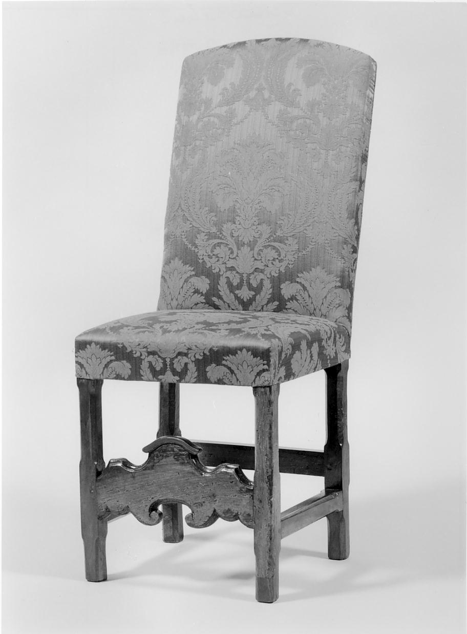 sedia, elemento d'insieme - ambito cremonese (sec. XIX)