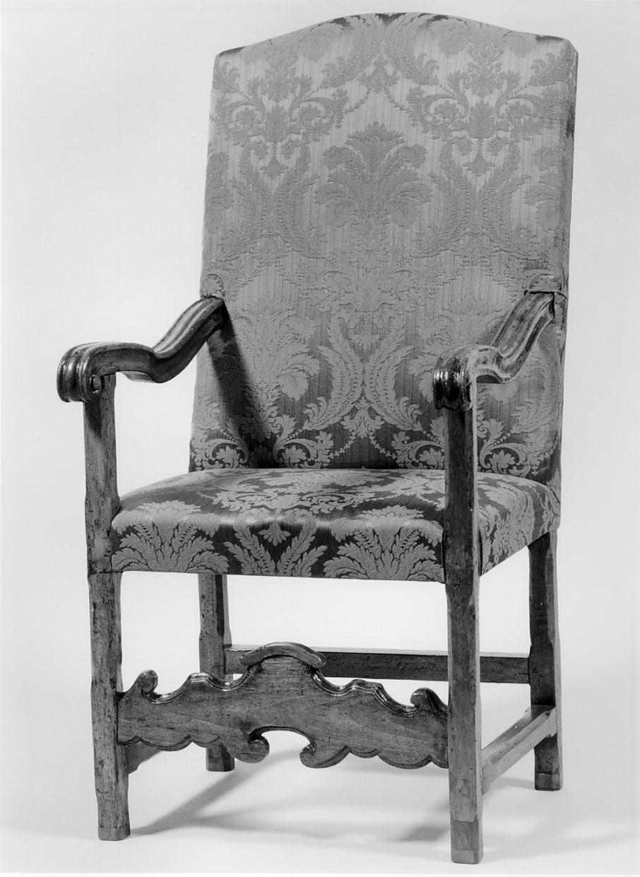 poltrona, elemento d'insieme - ambito cremonese (sec. XIX)