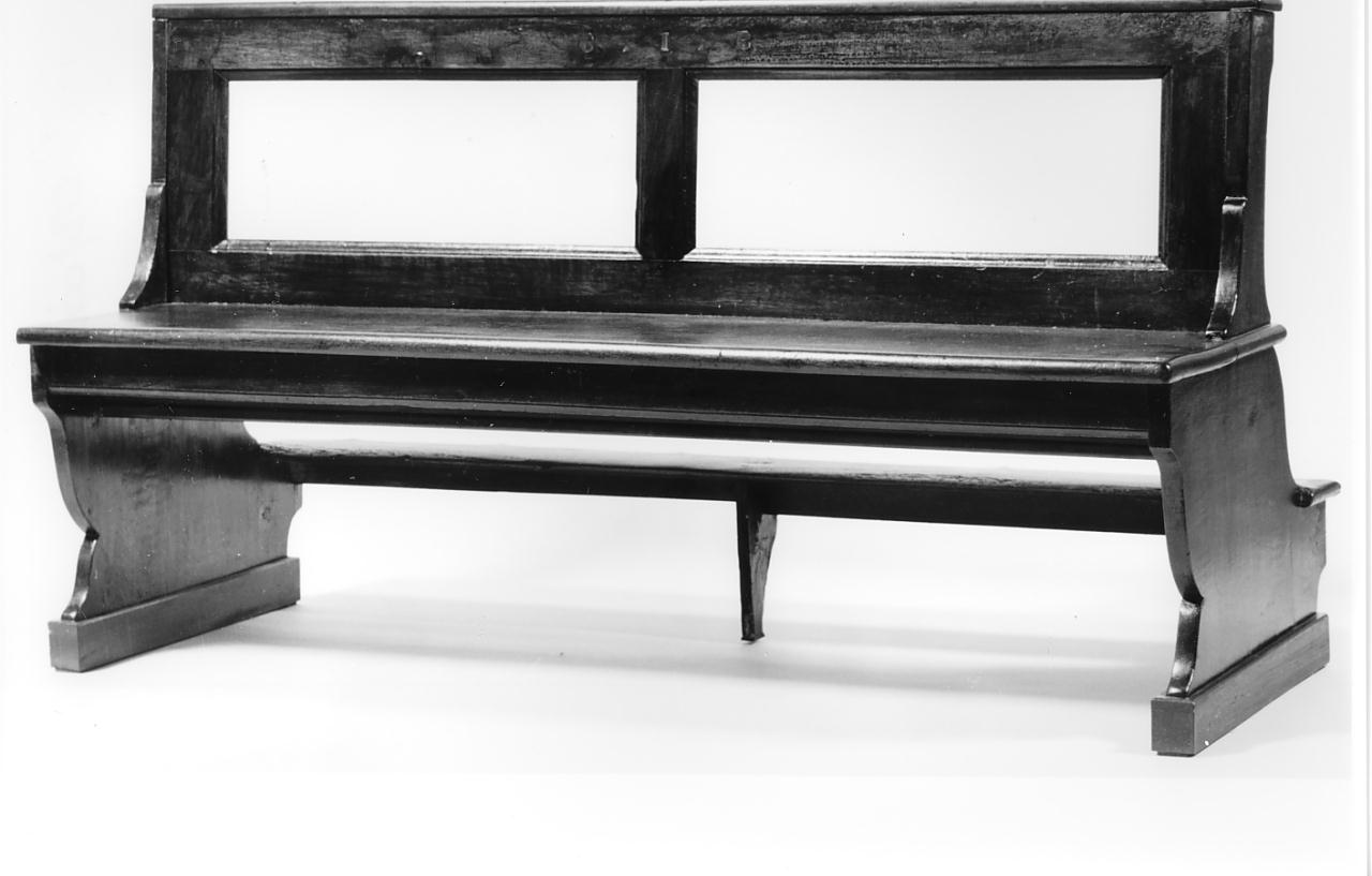 banco da chiesa, serie - ambito cremonese (sec. XIX)