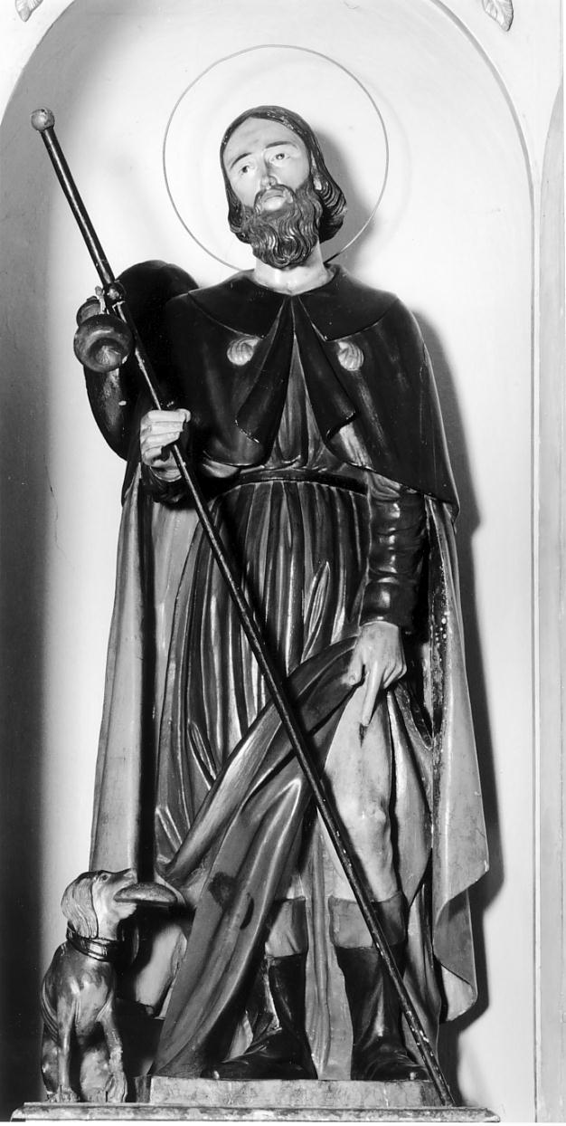 San Rocco (statua, opera isolata) - ambito cremonese (seconda metà sec. XIX)