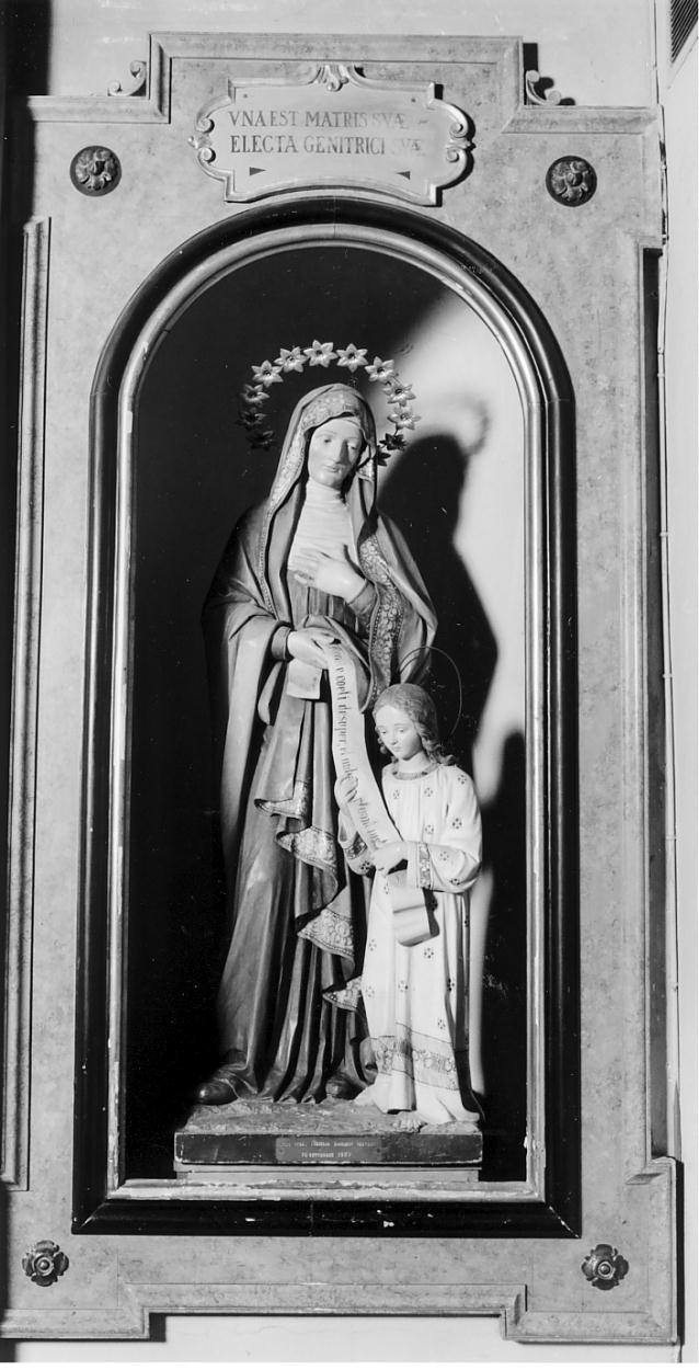 mostra di nicchia, serie - ambito cremonese (seconda metà sec. XIX)