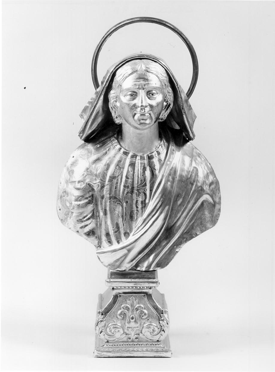 reliquiario - a busto, serie - produzione lombarda (sec. XIX)