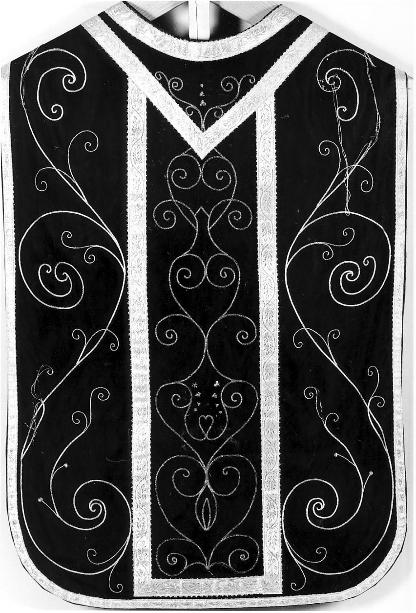 paramento liturgico, insieme - manifattura lombarda (fine/inizio secc. XIX/ XX)