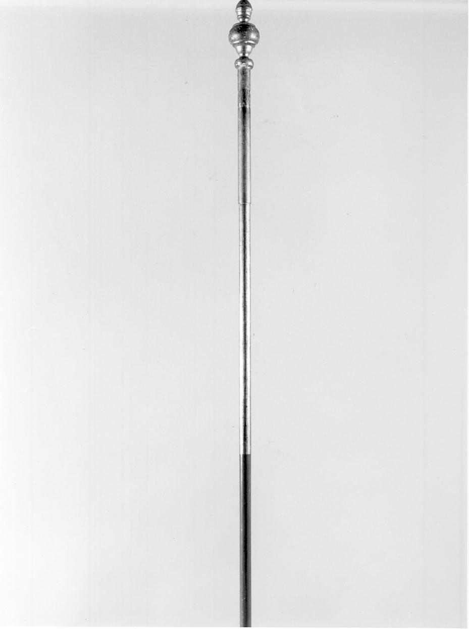 asta di stendardo processionale, serie - ambito cremonese (seconda metà sec. XIX)