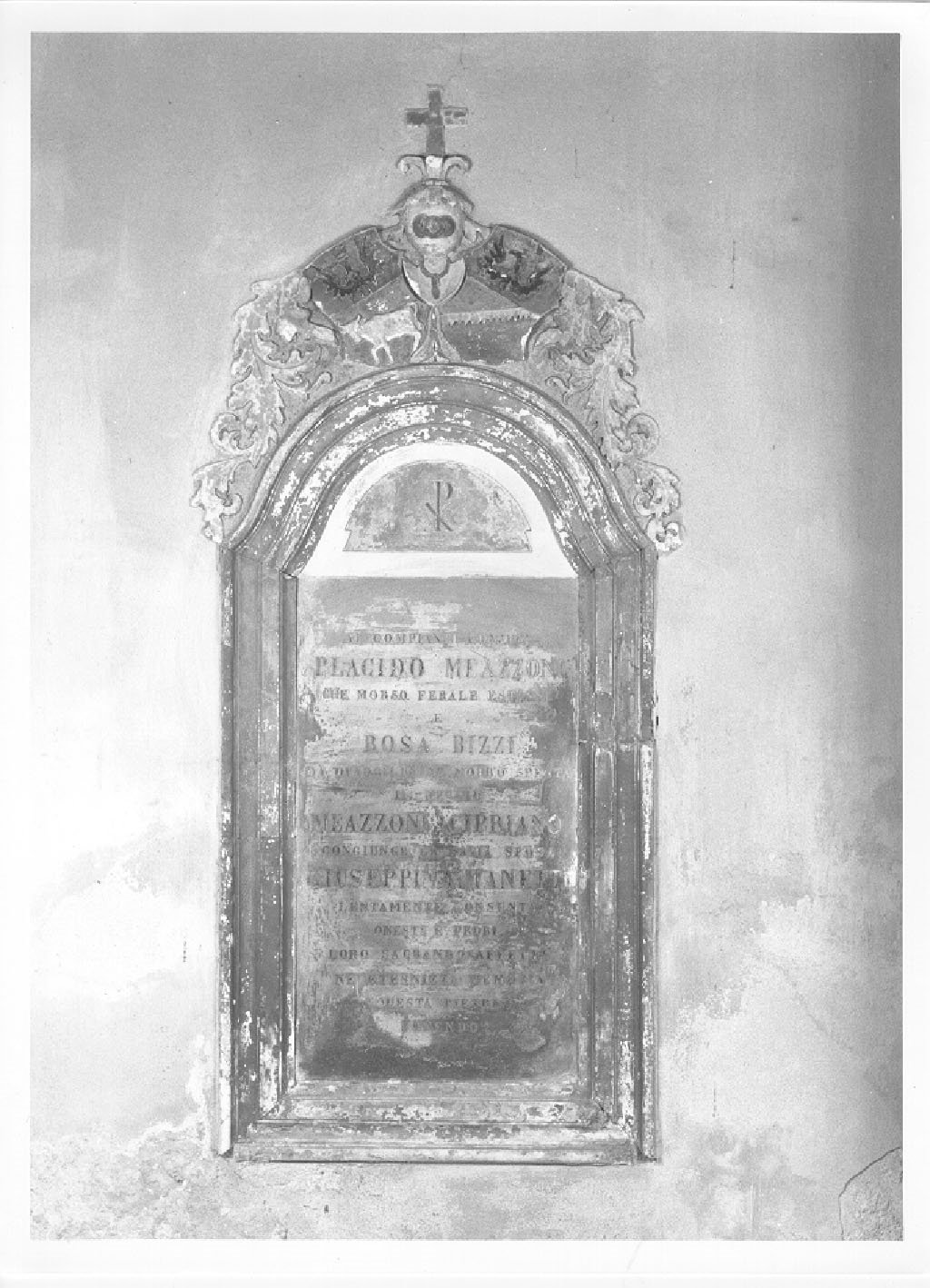 lapide tombale, opera isolata - produzione mantovana (seconda metà sec. XVIII)