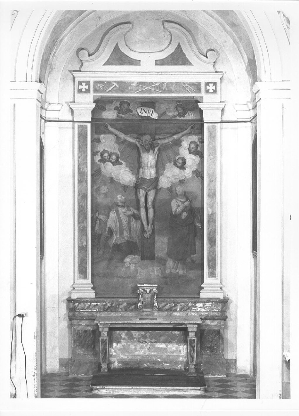 altare, opera isolata - ambito lombardo (ultimo quarto sec. XVIII)