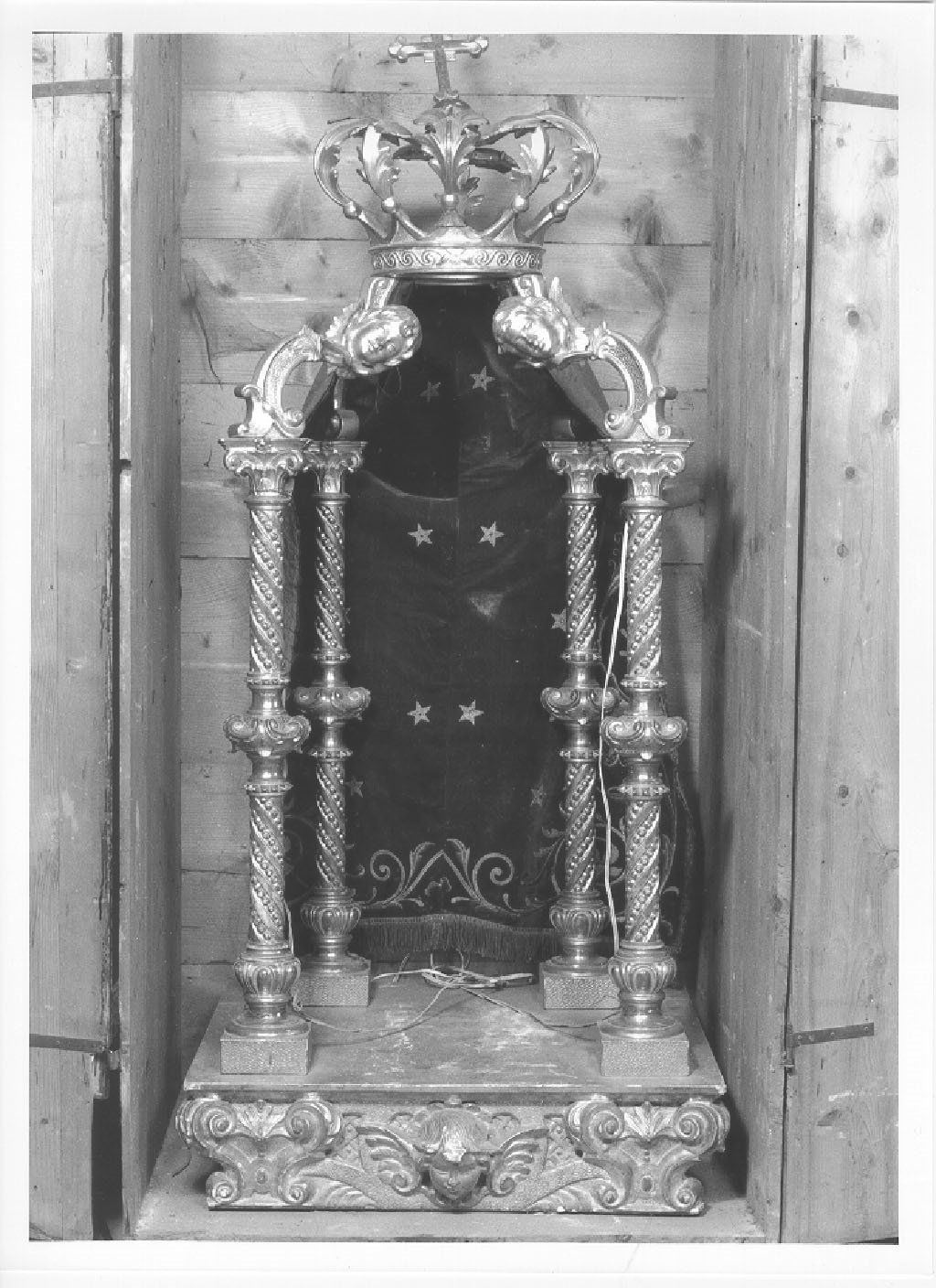 trono per esposizione eucaristica, opera isolata - ambito lombardo (prima metà sec. XIX)