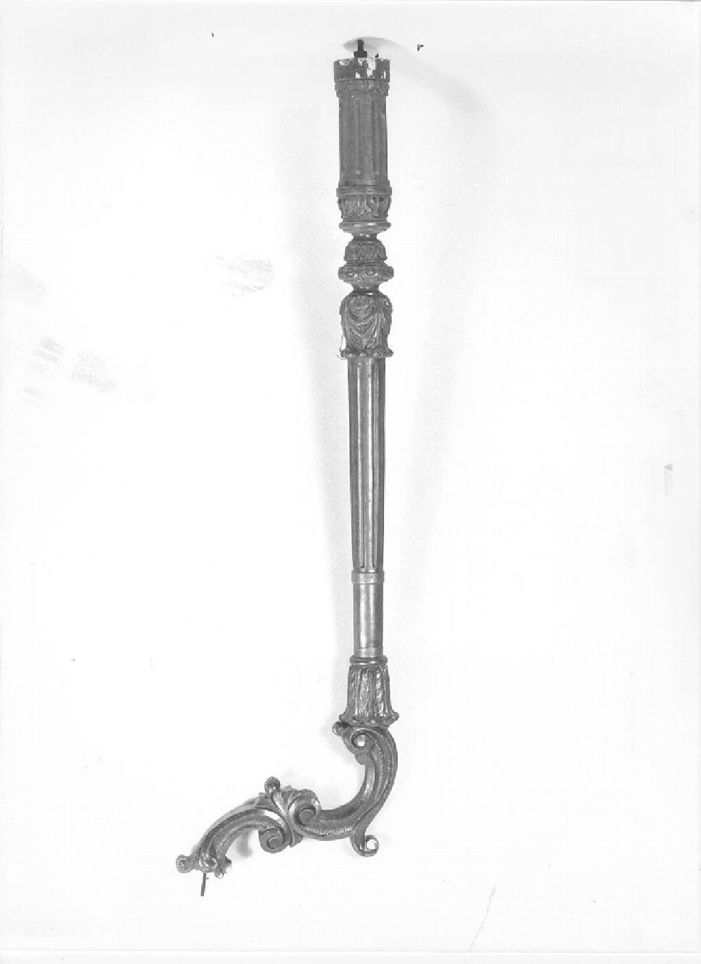 asta di baldacchino processionale, serie - ambito lombardo (seconda metà sec. XVIII)