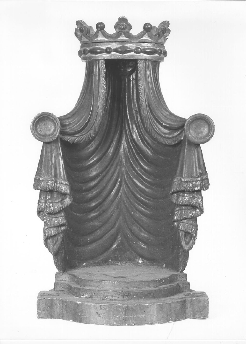 tronetto per esposizione eucaristica, opera isolata - ambito lombardo (seconda metà sec. XIX)