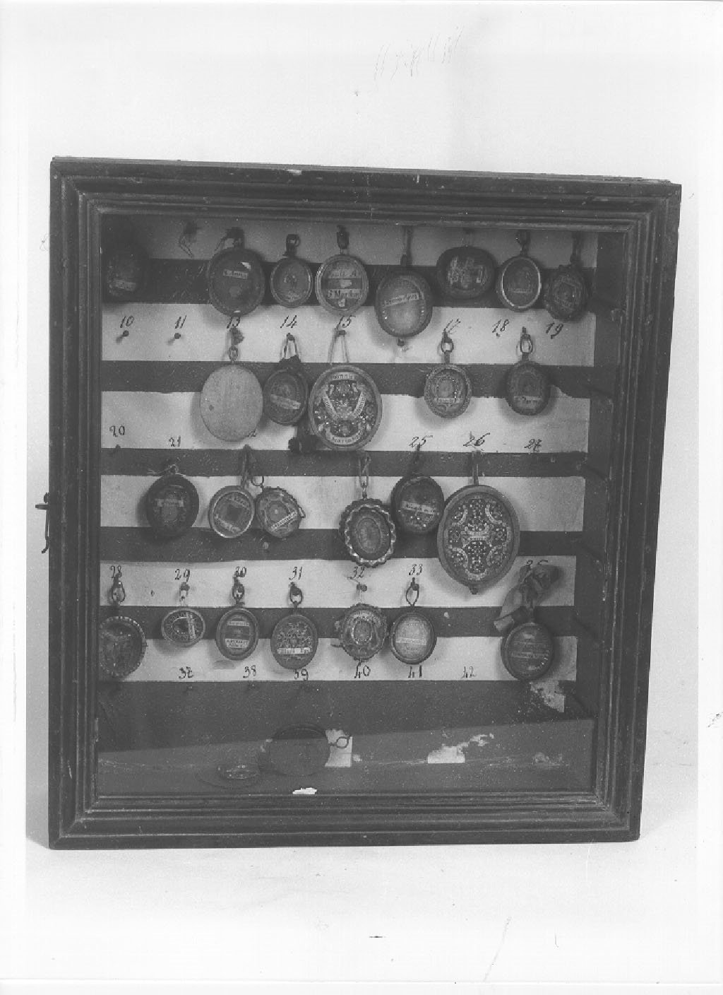 reliquiario - a tabella, opera isolata - ambito lombardo (seconda metà, prima metà sec. XVIII, sec. XIX)