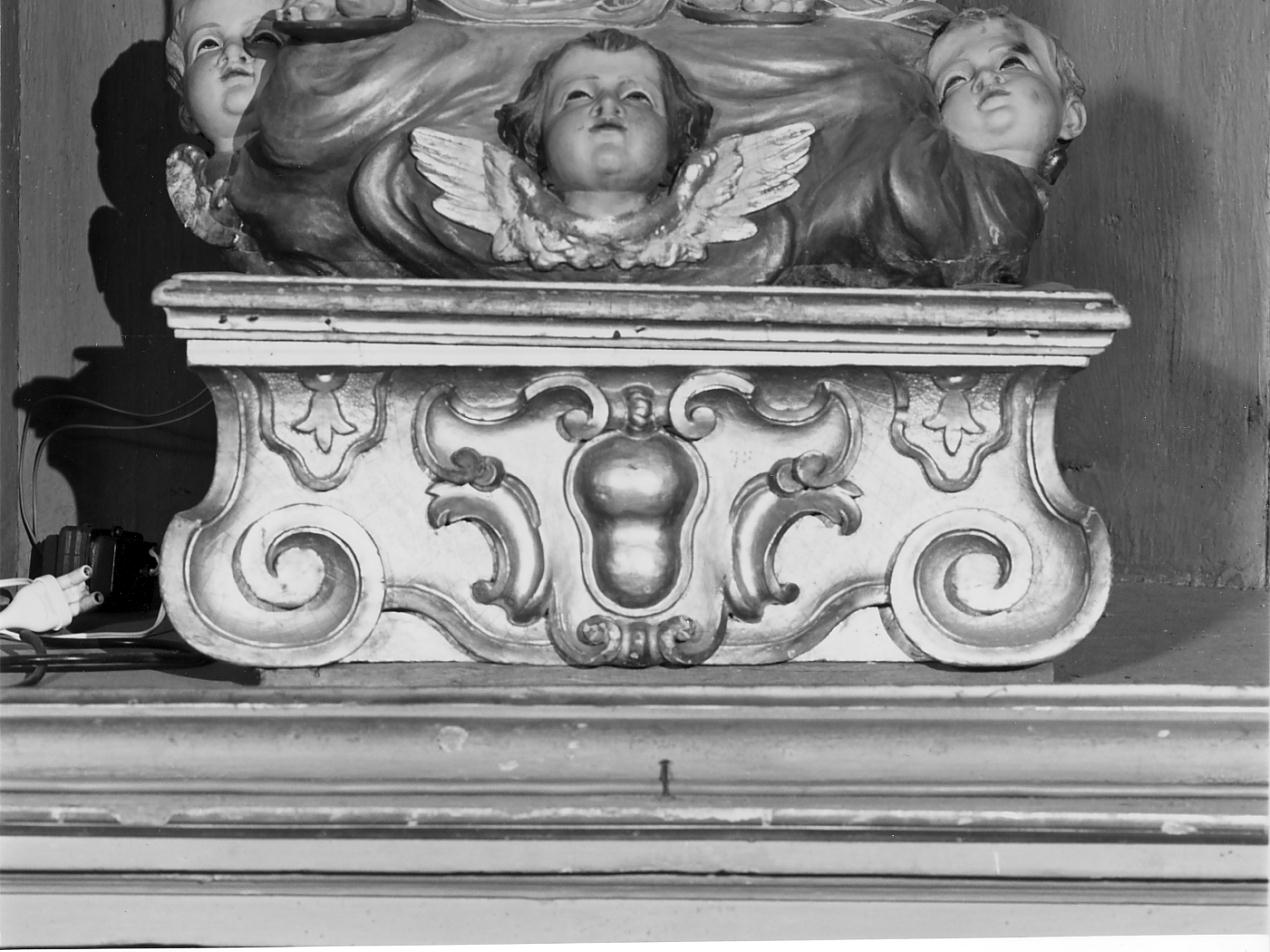 piedistallo di statua, elemento d'insieme - manifattura lombarda (prima metà sec. XVIII)