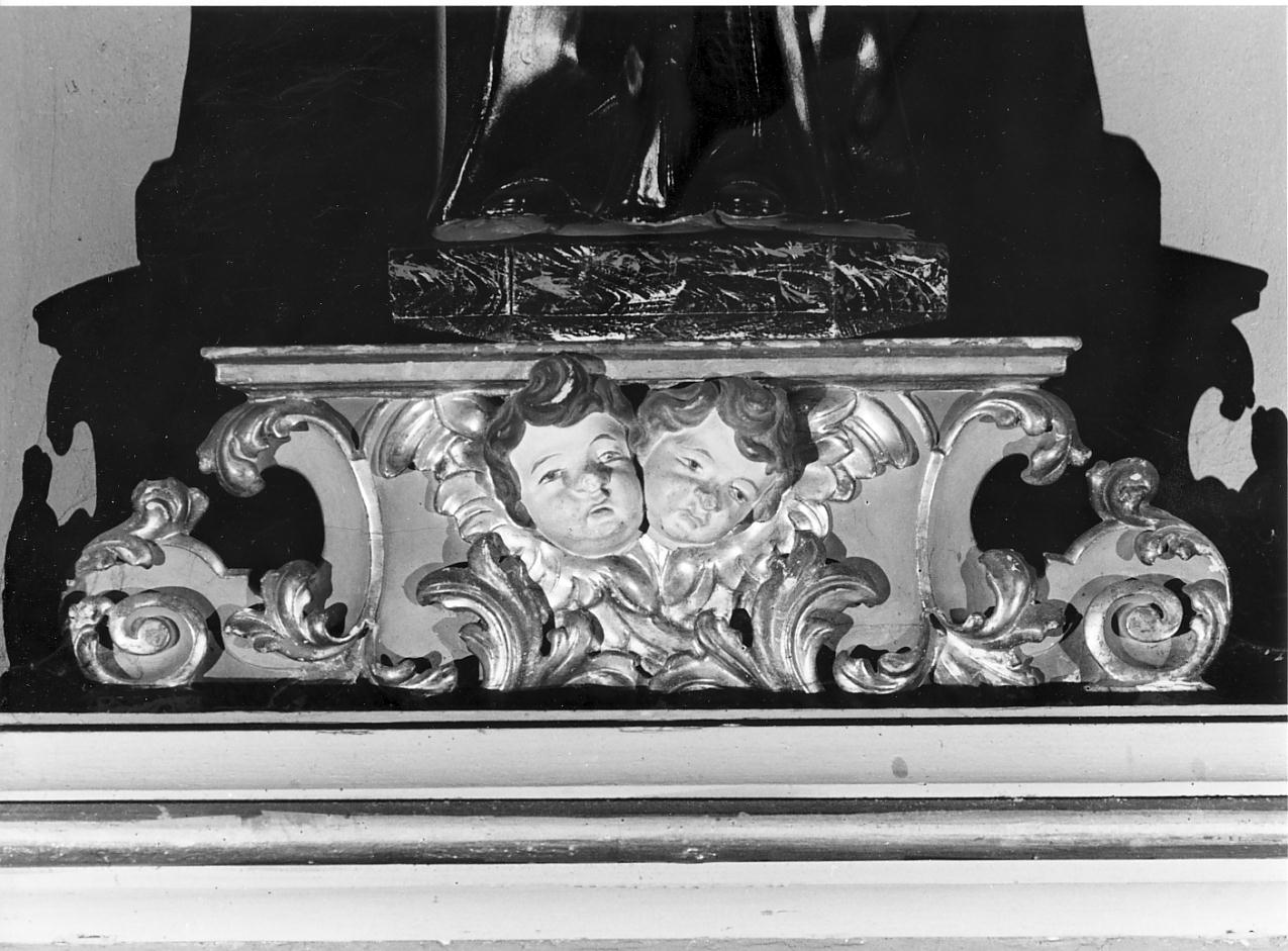 piedistallo di statua, elemento d'insieme - manifattura lombarda (prima metà sec. XVIII)