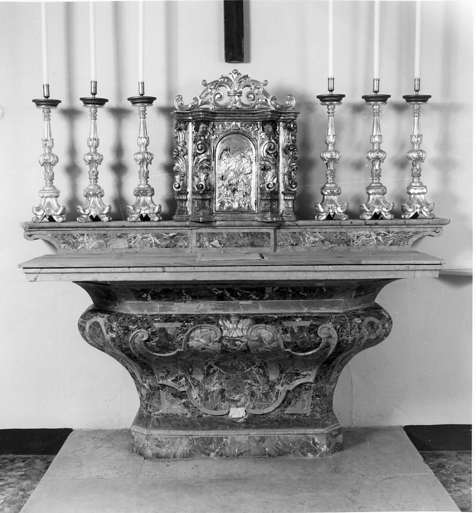 altare - a mensa, opera isolata - manifattura lombarda (prima metà sec. XVIII)