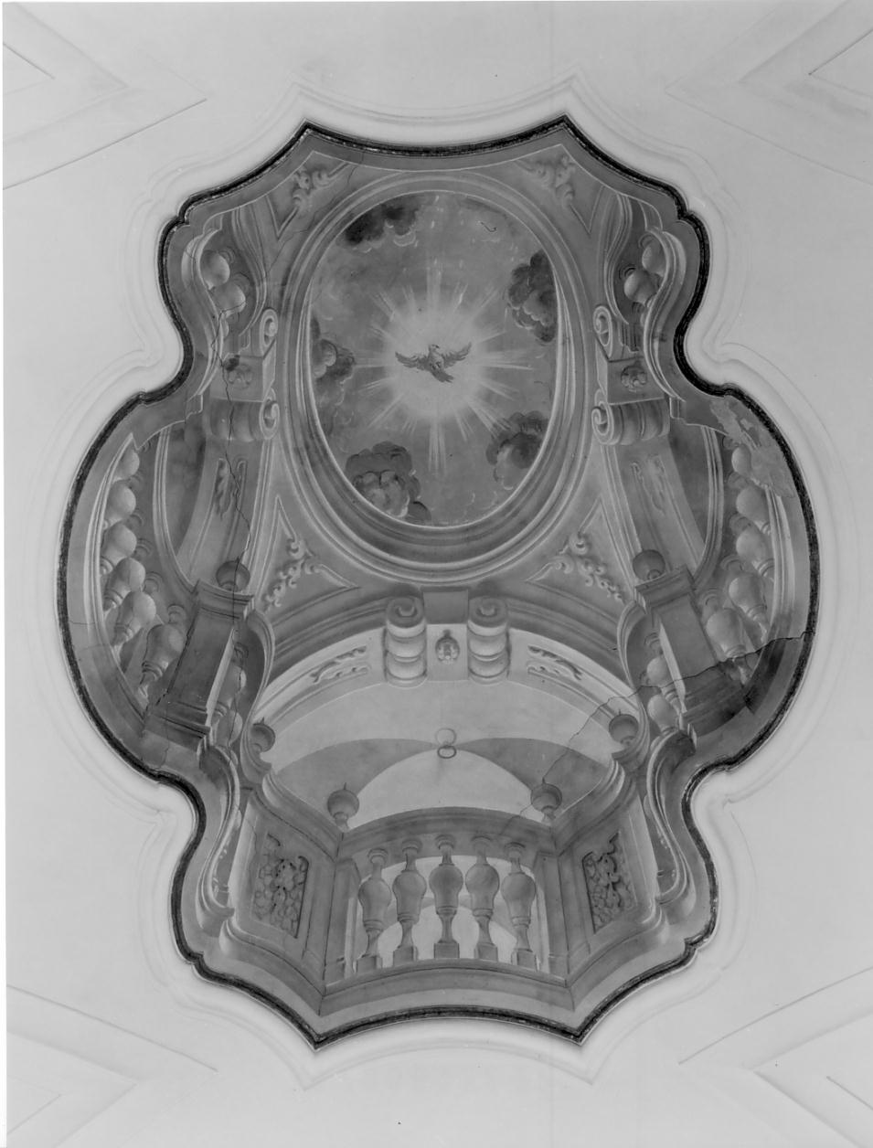 architettura illusionistica (dipinto, opera isolata) - ambito cremonese (prima metà sec. XVIII)