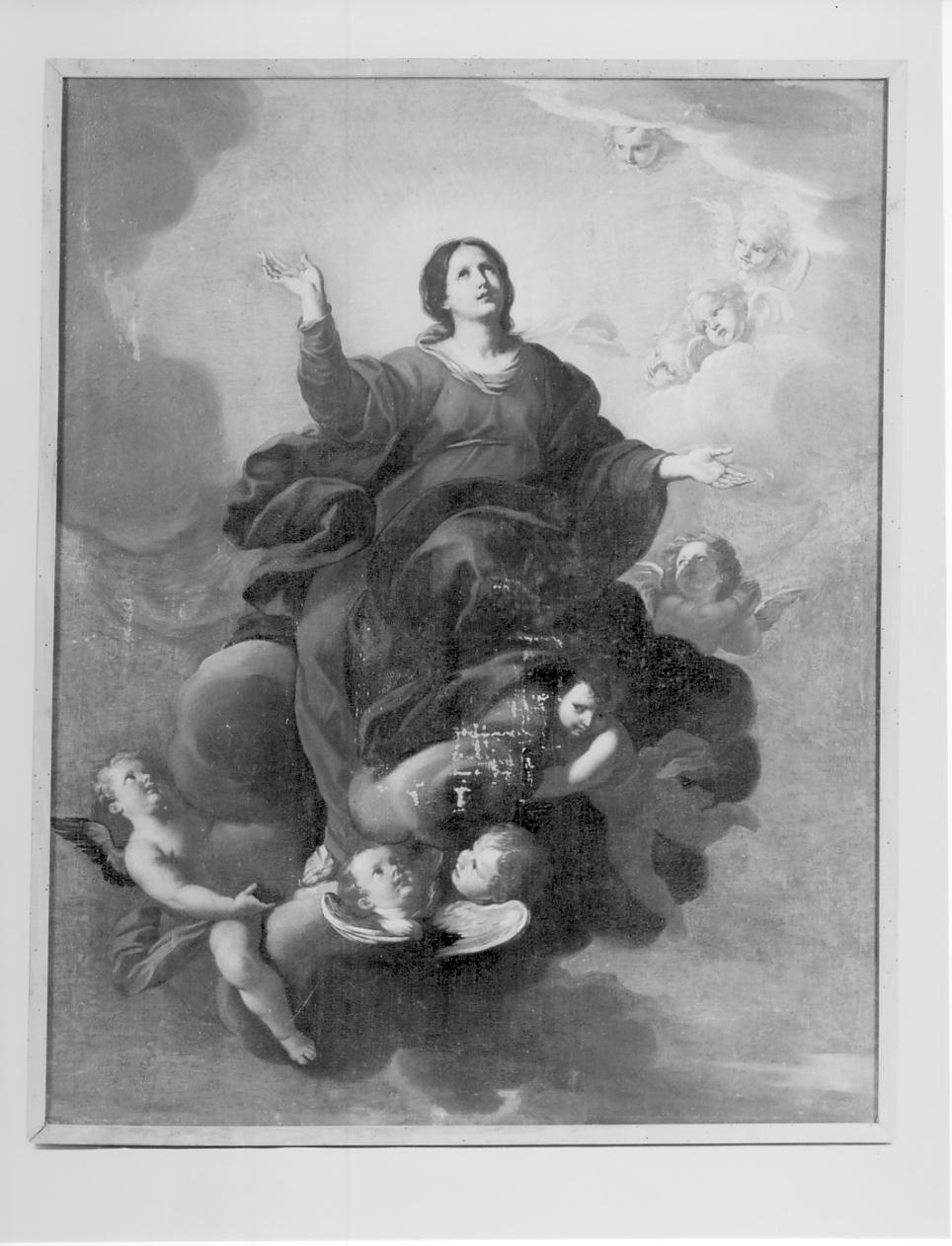 assunzione della Madonna (dipinto, opera isolata) - ambito lombardo (prima metà sec. XVII)