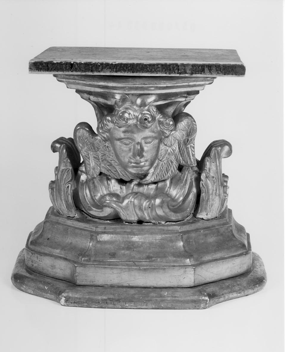 piedistallo di statua, opera isolata - manifattura lombarda (ultimo quarto sec. XVIII)