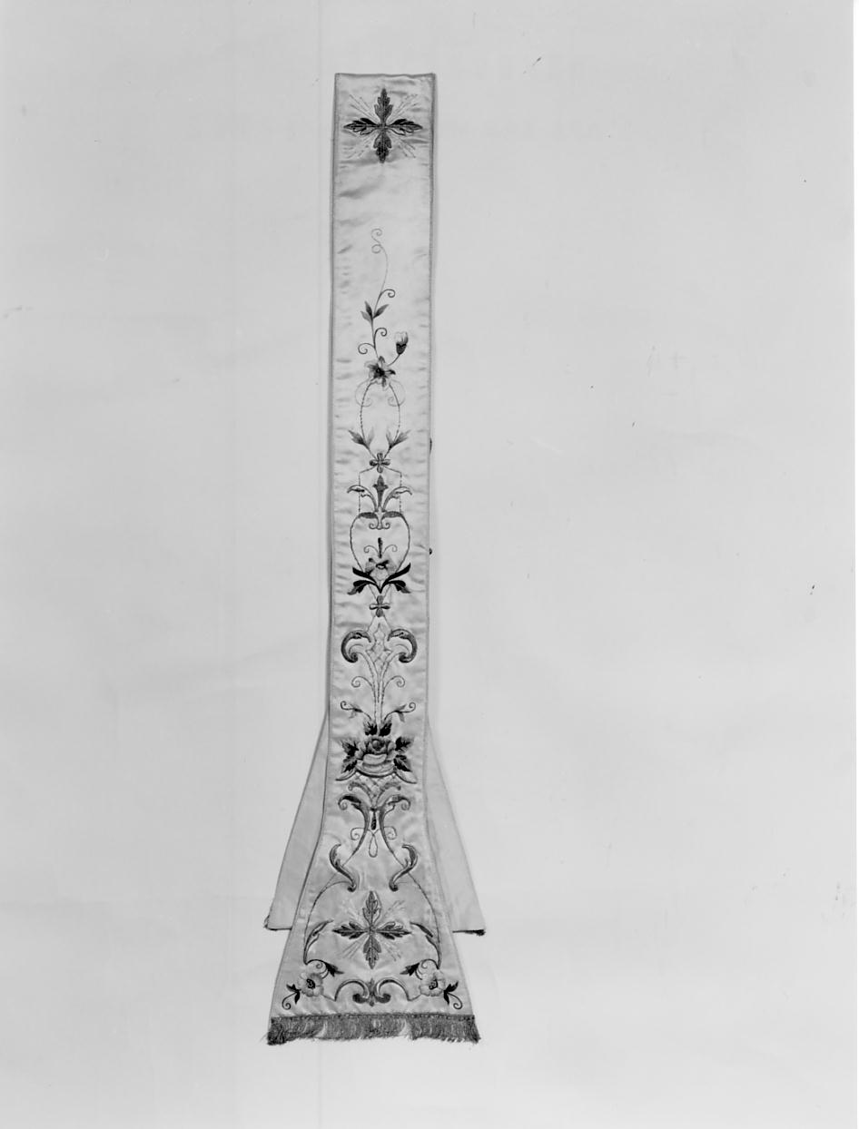 stola, opera isolata - manifattura lombarda (seconda metà sec. XIX)