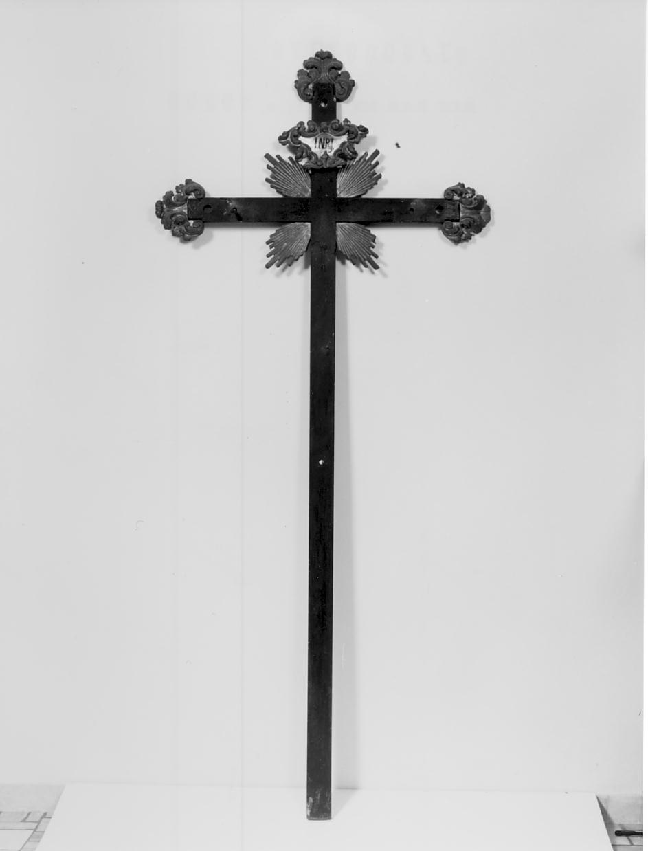 croce, opera isolata - manifattura lombarda (sec. XVIII)