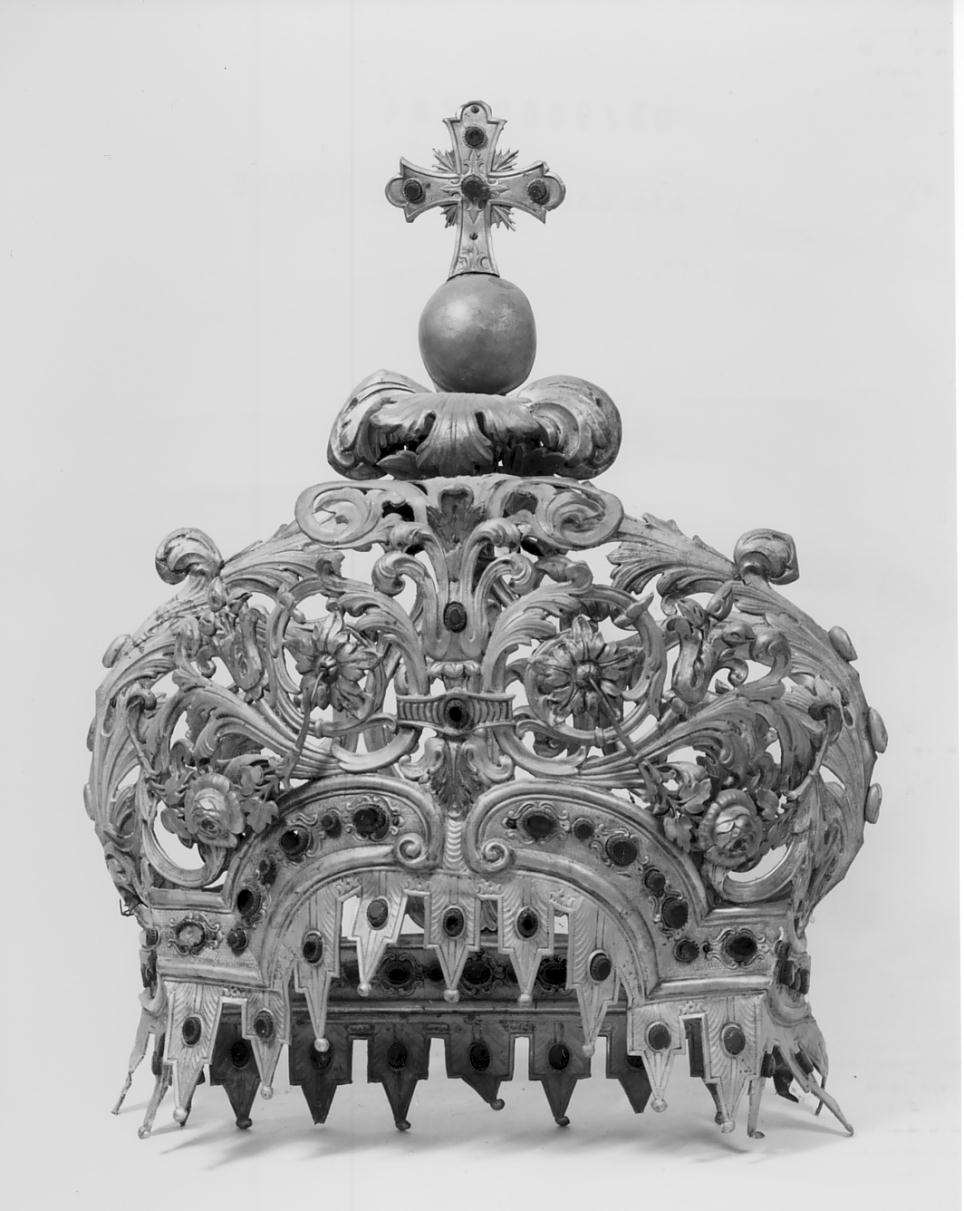 corona, opera isolata - manifattura lombarda (fine/inizio secc. XIX/ XX)