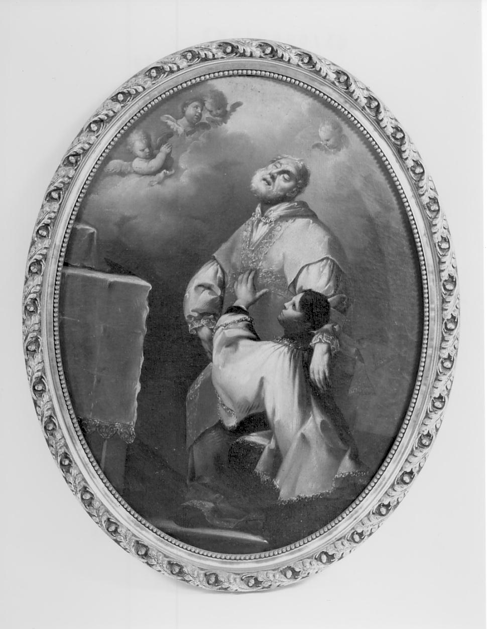 Santo (dipinto, serie) - ambito lombardo (sec. XVIII)