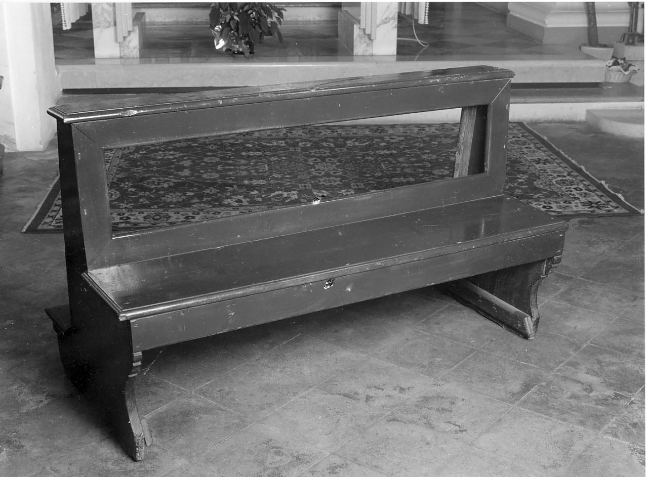 banco da chiesa, serie - ambito mantovano (primo quarto sec. XX)