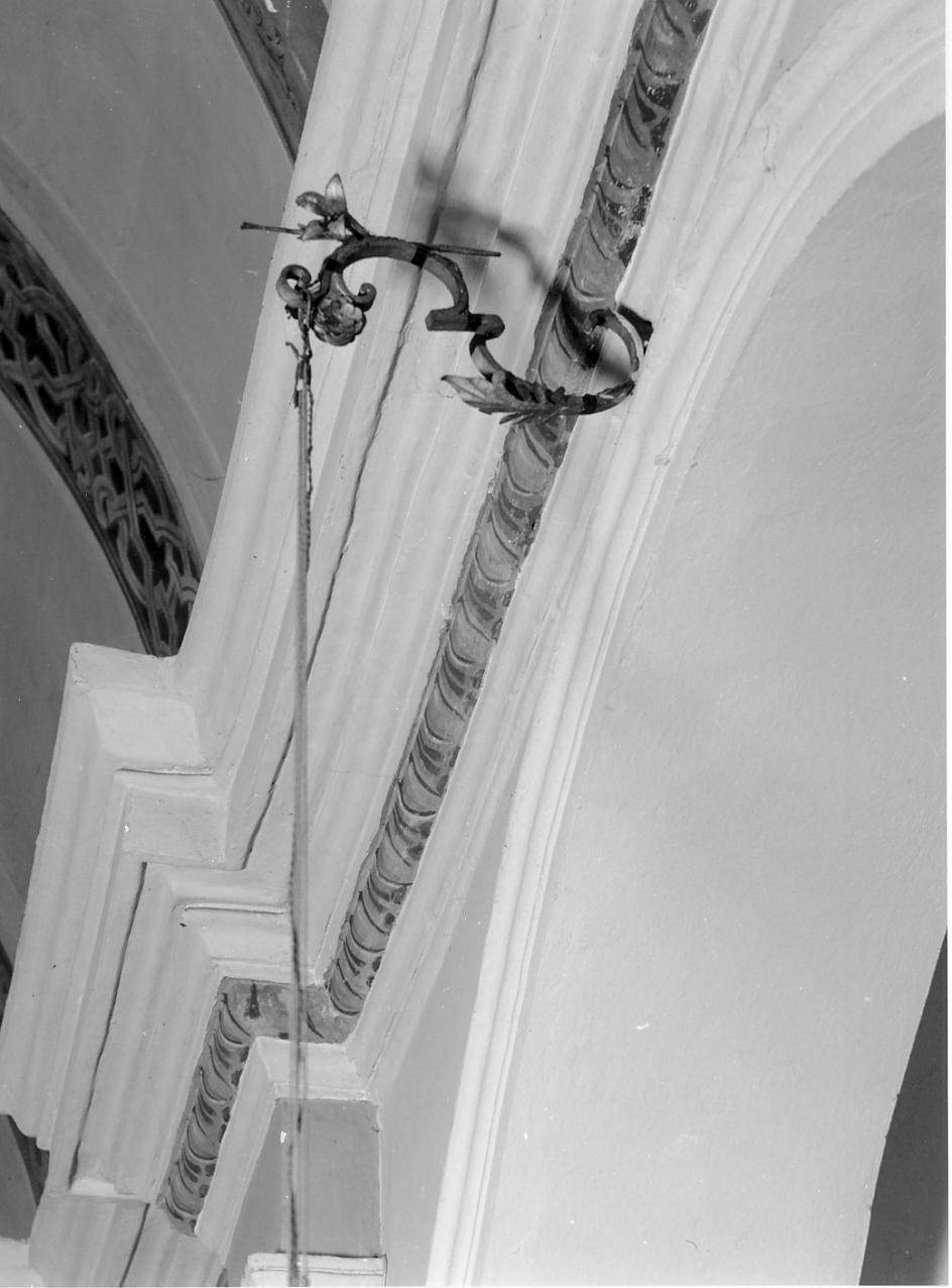 candeliere da parete, serie - ambito mantovano (primo quarto sec. XX)