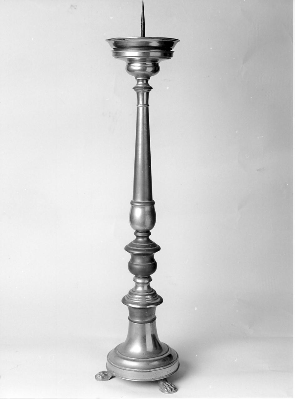 candeliere d'altare, serie - ambito mantovano (ultimo quarto sec. XIX)