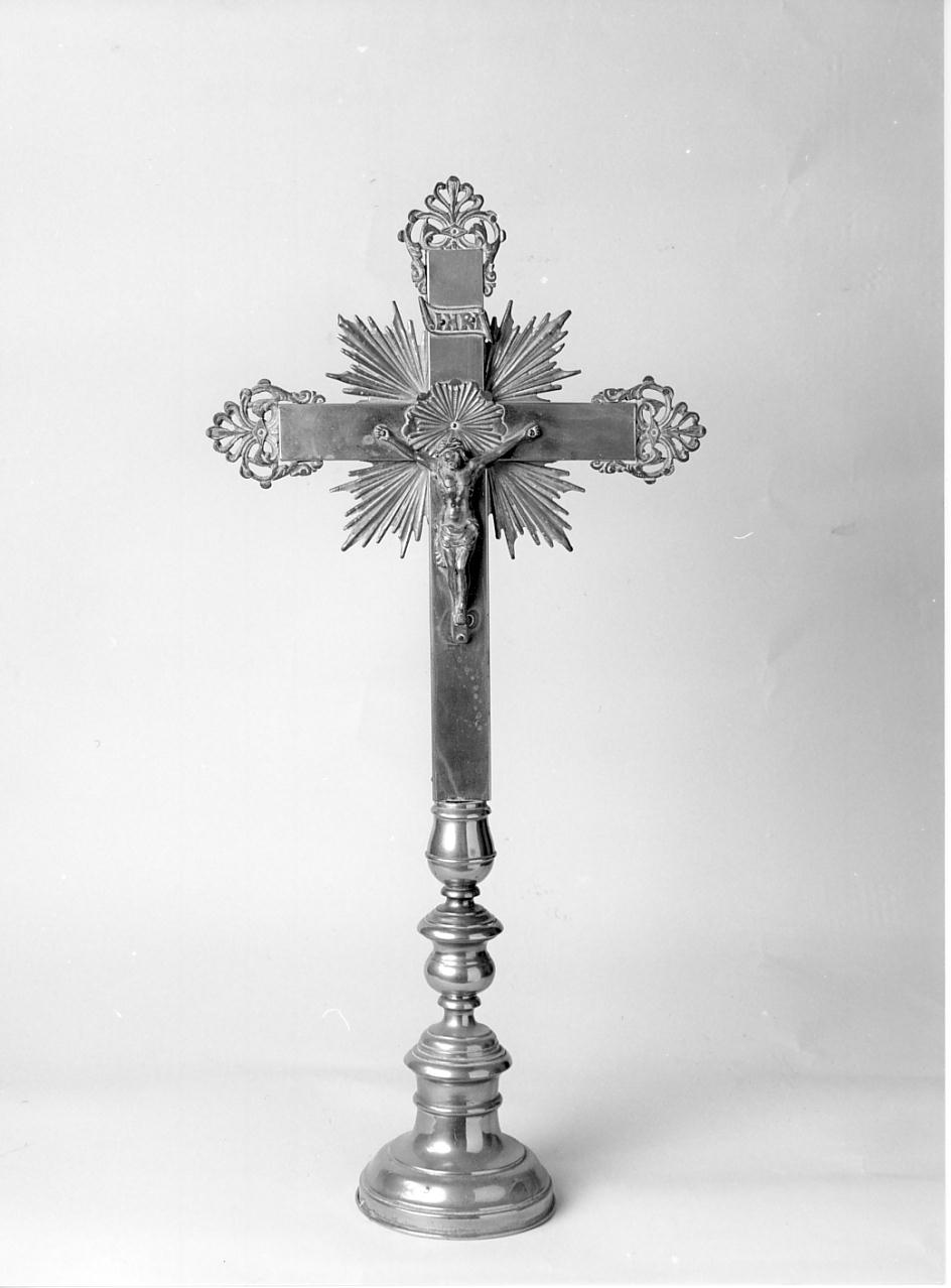 croce d'altare, elemento d'insieme - ambito mantovano (primo quarto sec. XIX)