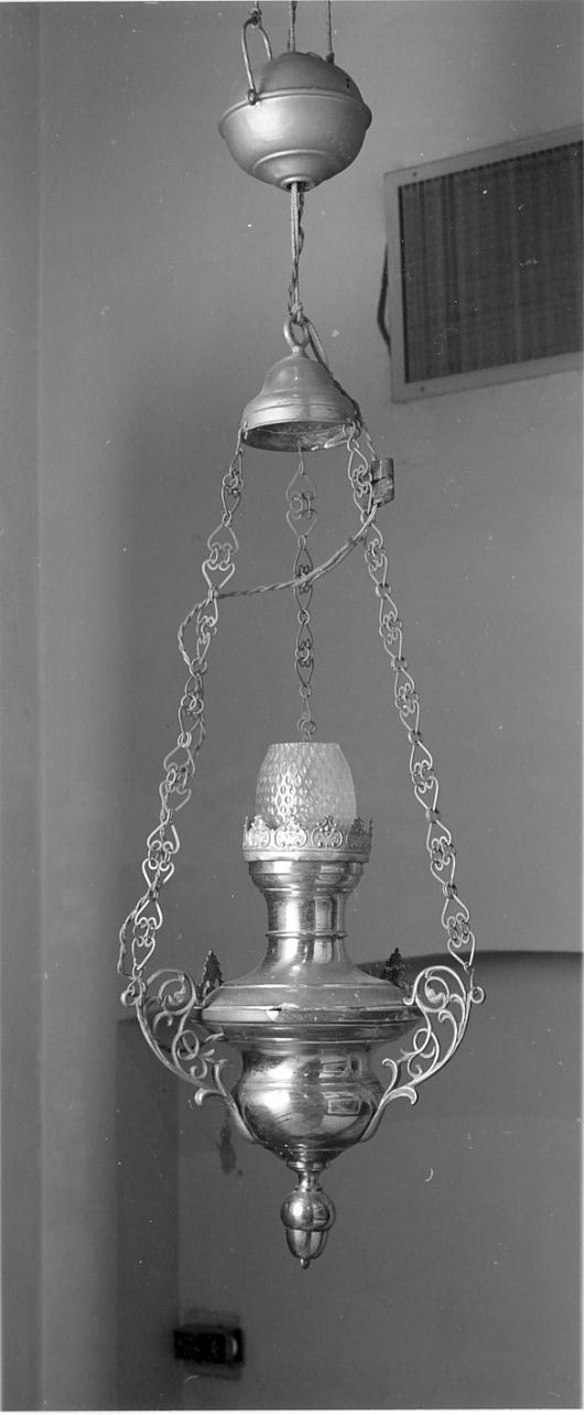 lampada pensile, serie - ambito mantovano (ultimo quarto sec. XIX)