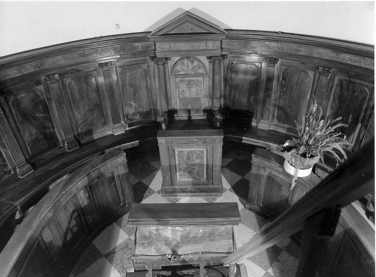 stalli del coro, insieme - ambito mantovano (sec. XIX)