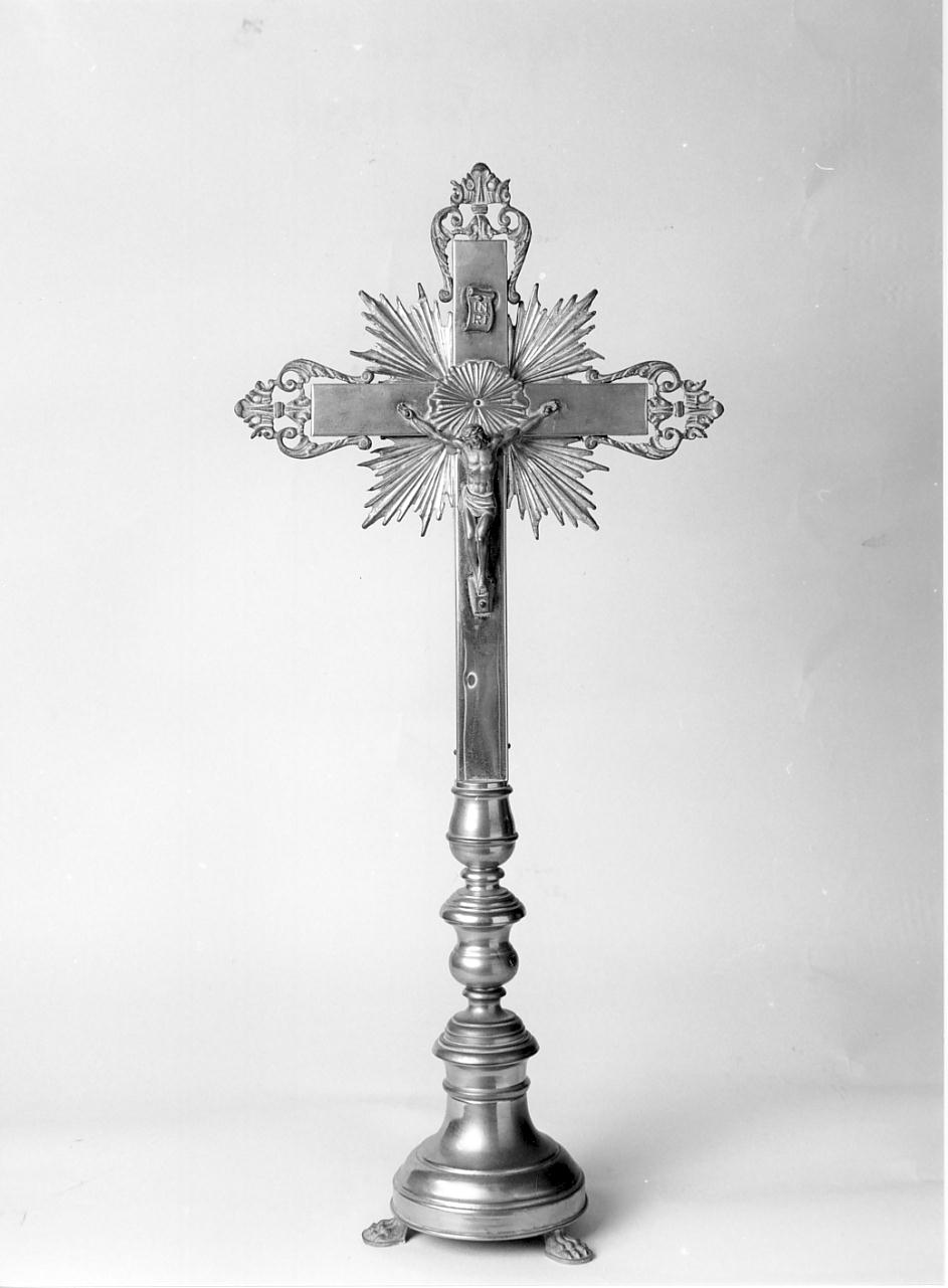 croce d'altare, opera isolata - ambito mantovano (primo quarto sec. XX)