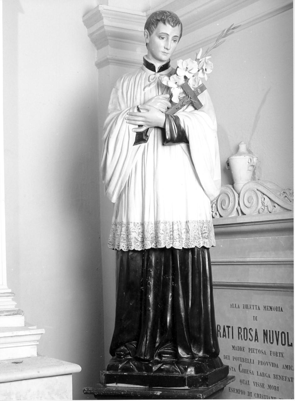 S. Luigi Gonzaga (statua, opera isolata) - ambito lombardo (secondo quarto sec. XX)