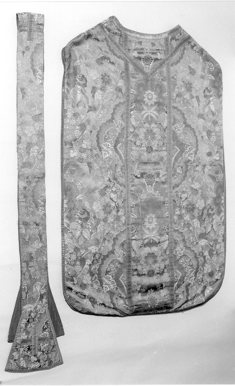 paramento liturgico, elemento d'insieme - manifattura veneta (metà sec. XIX)