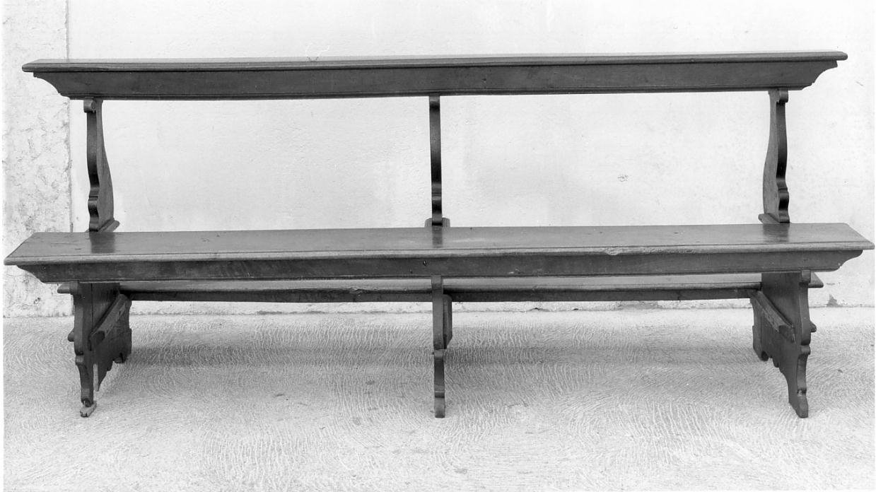 banco da chiesa, serie - produzione bresciana (fine/inizio secc. XIX/ XX)