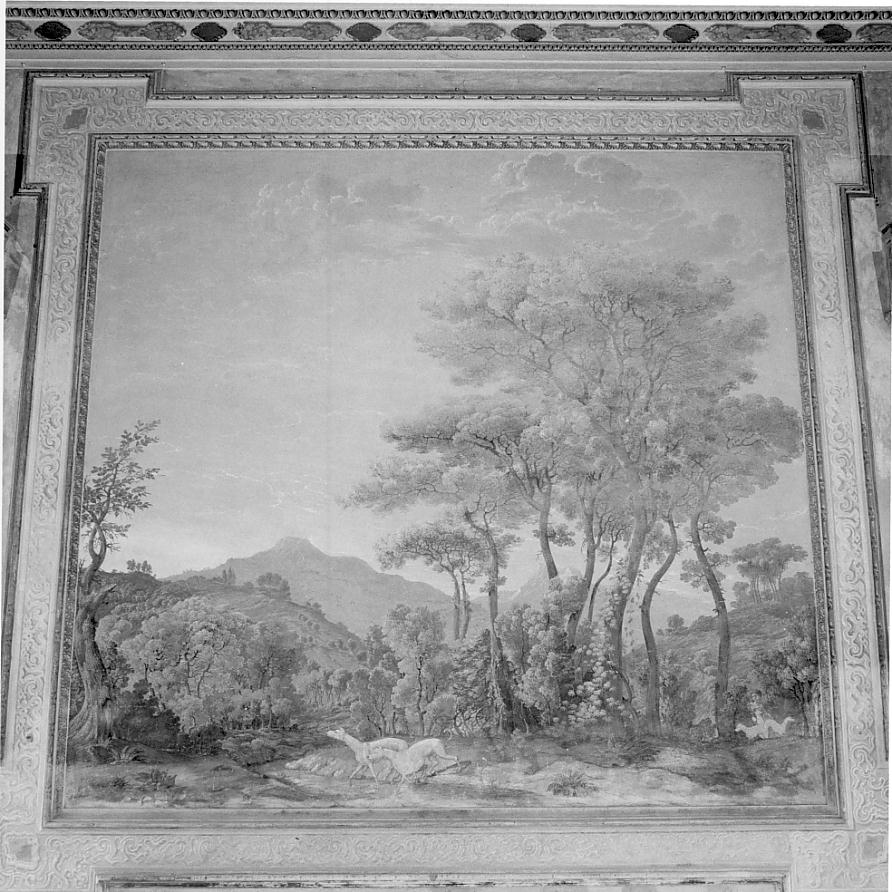 paesaggio (dipinto, ciclo) di Motta Giovanni (ultimo quarto sec. XVIII)