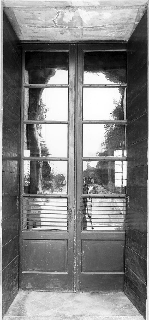 porta - a due battenti, serie - ambito cremonese (seconda metà sec. XIX)
