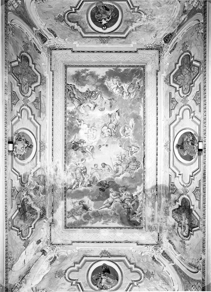 concilio degli dei (decorazione pittorica, complesso decorativo) - ambito cremonese (seconda metà sec. XVII)