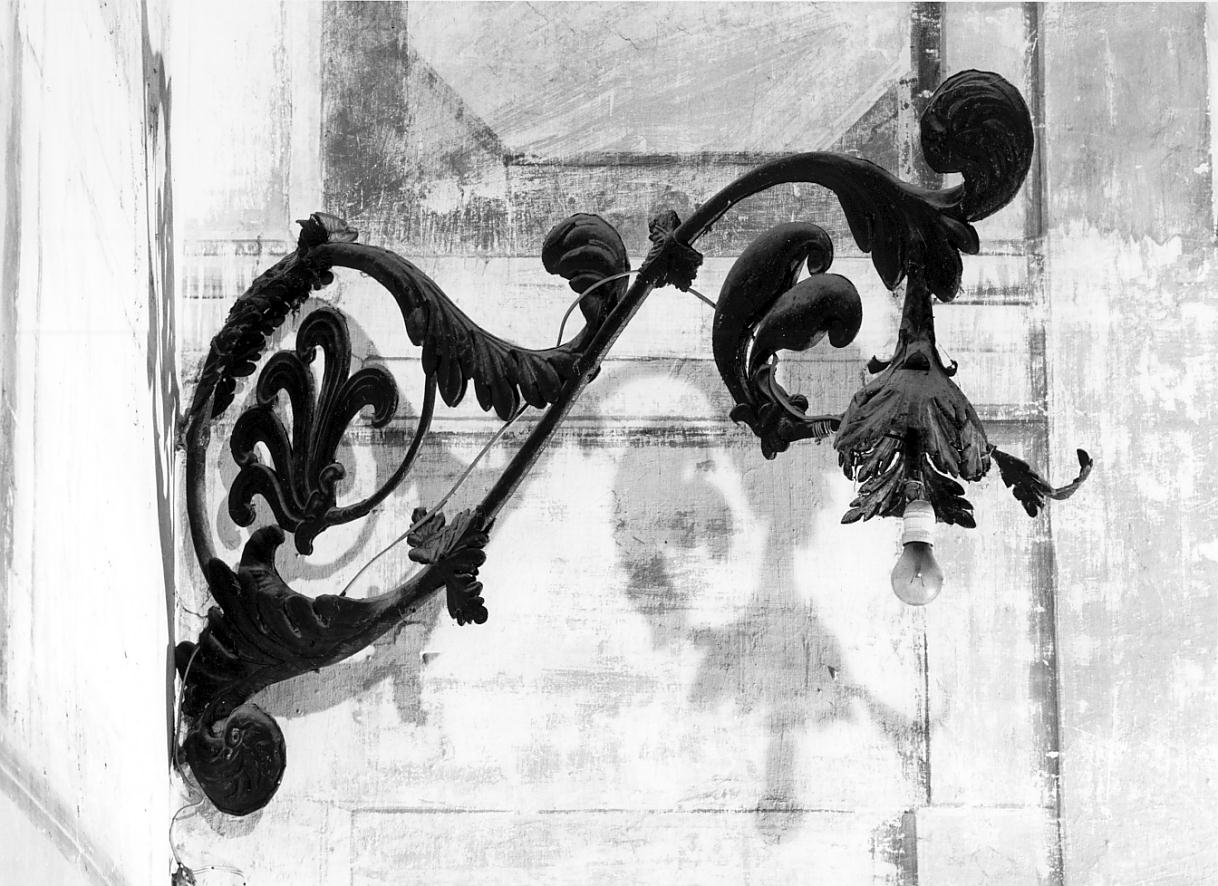 candeliere da parete, opera isolata - ambito cremonese (prima metà sec. XIX)