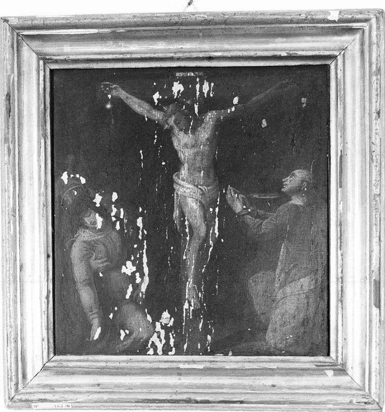 Cristo crocifisso (dipinto, opera isolata) - ambito emiliano (prima metà sec. XVII)