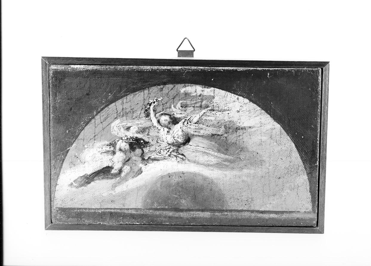 figura femminile con putti (dipinto, opera isolata) - ambito lombardo (seconda metà sec. XIX)
